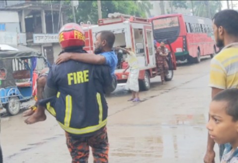 ভোলার বাংলাবাজারে সড়ক দুর্ঘটনায় নিহত ১ আহত ৫