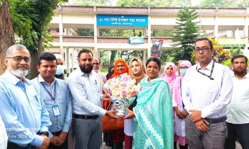 বকশীগঞ্জ উপজেলা স্বাস্থ্য কমপ্লেক্স পরিদর্শনে যুগ্ম সচিব