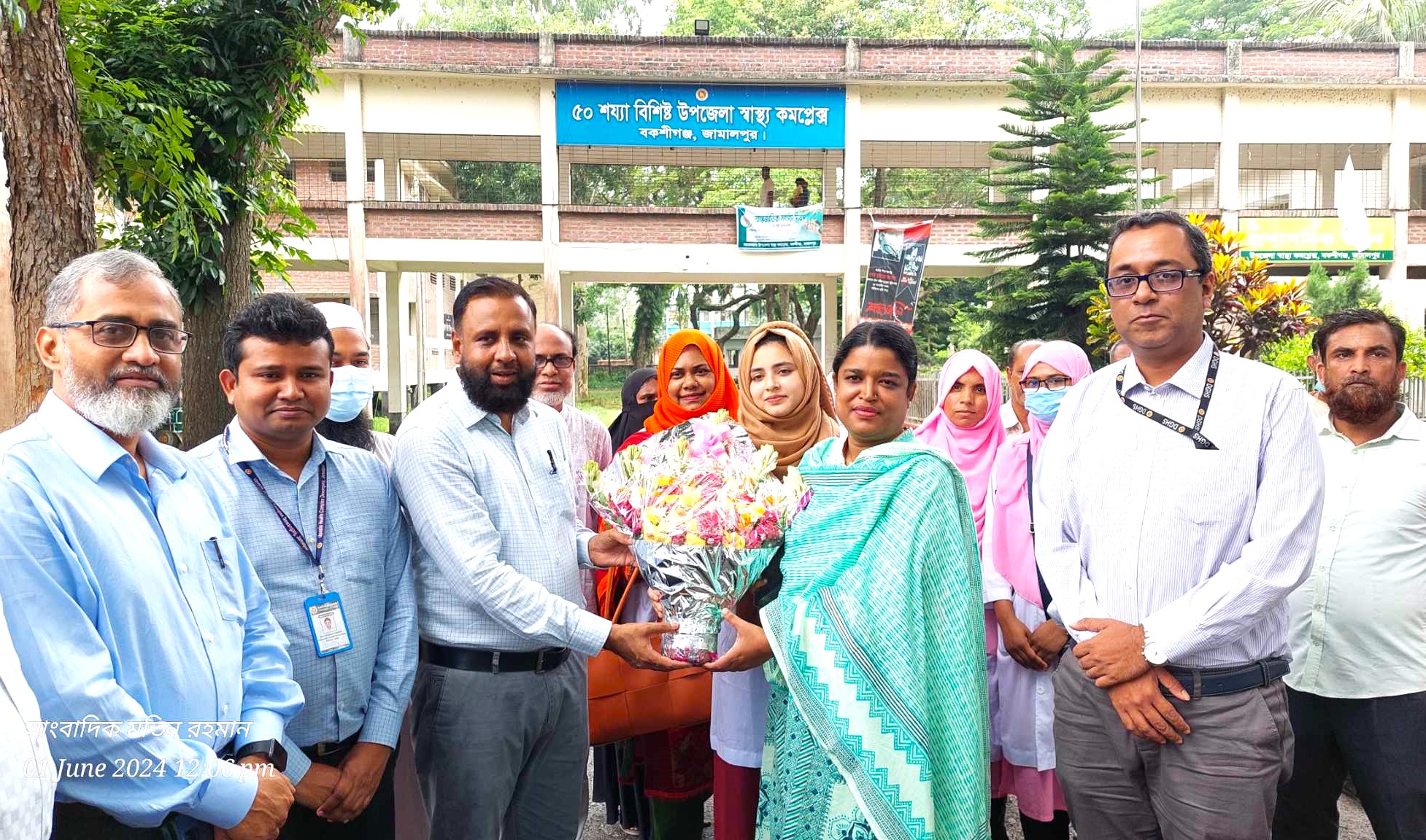 বকশীগঞ্জ উপজেলা স্বাস্থ্য কমপ্লেক্স পরিদর্শনে যুগ্ম সচিব