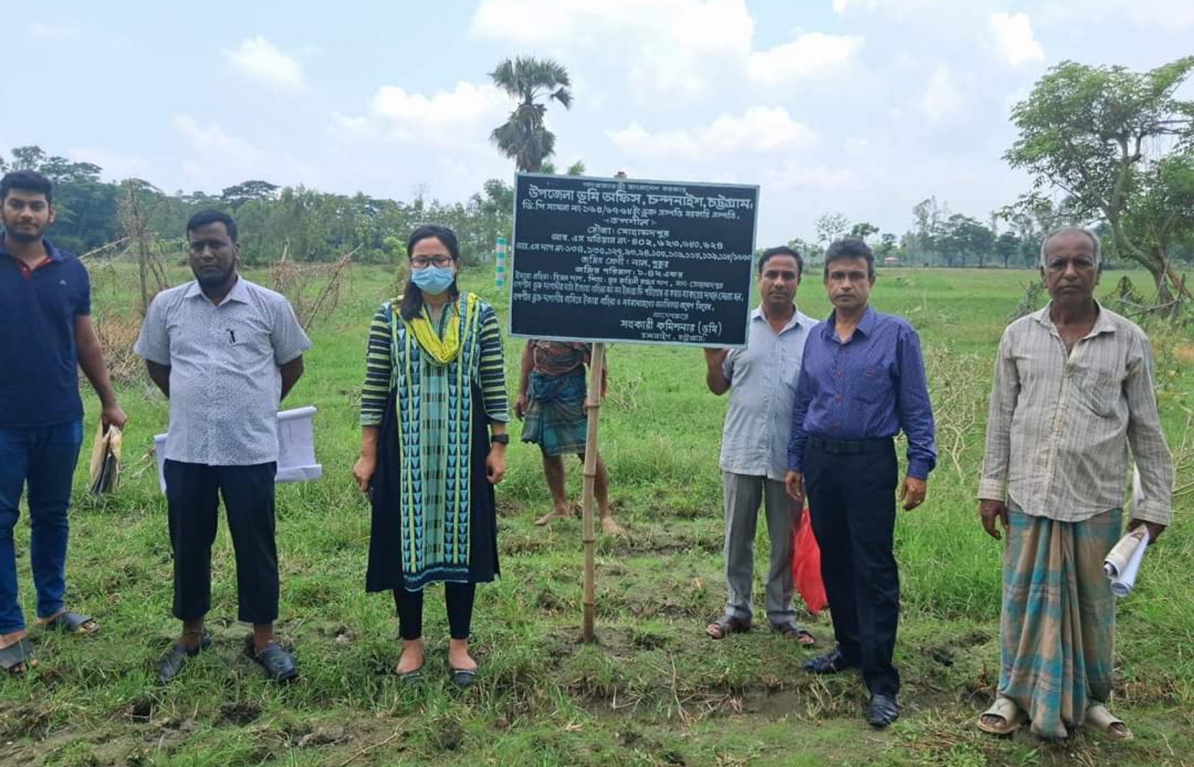 চন্দনাইশেে ২ একর ৭১ শতক ভি.পি সম্পত্তি সরকারের দখলে নিলো প্রশাসন