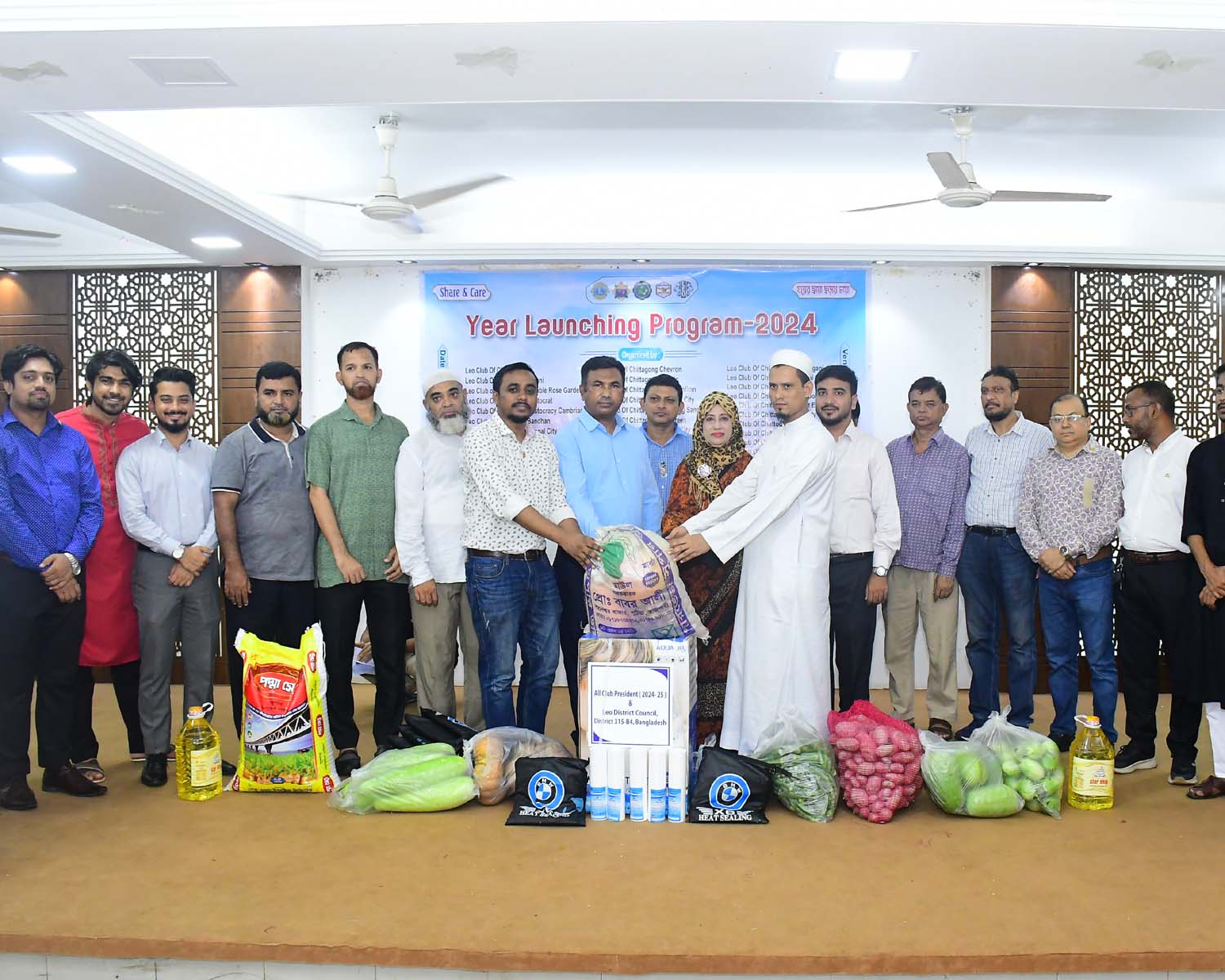 চট্টগ্রামে লিও জেলার নতুন সেবাবর্ষের যাত্রা শুরু