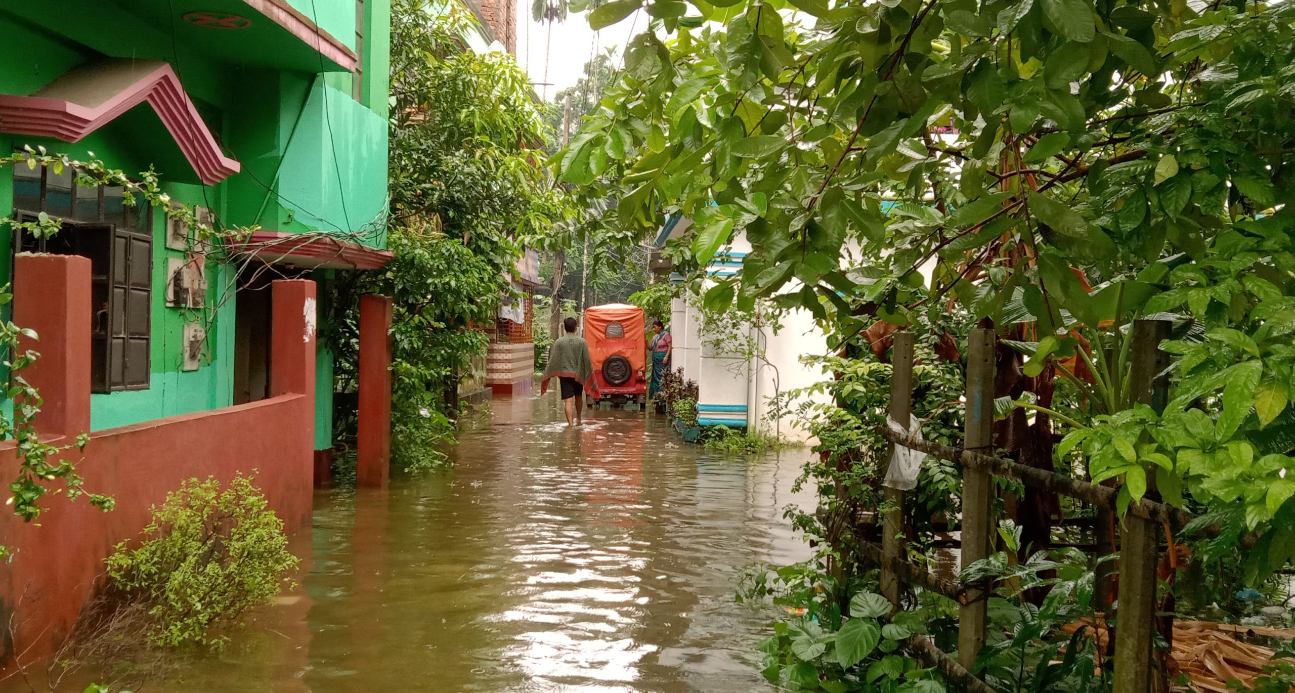 রায়পুরে টানা বর্ষণে পানিবন্ধি হাজার হাজার পরিবার