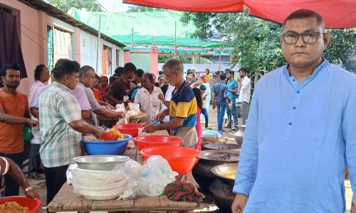 আশুলিয়ায় শ্রী লোকনাথ বাবার আবির্ভাব দিবস উদযাপন 