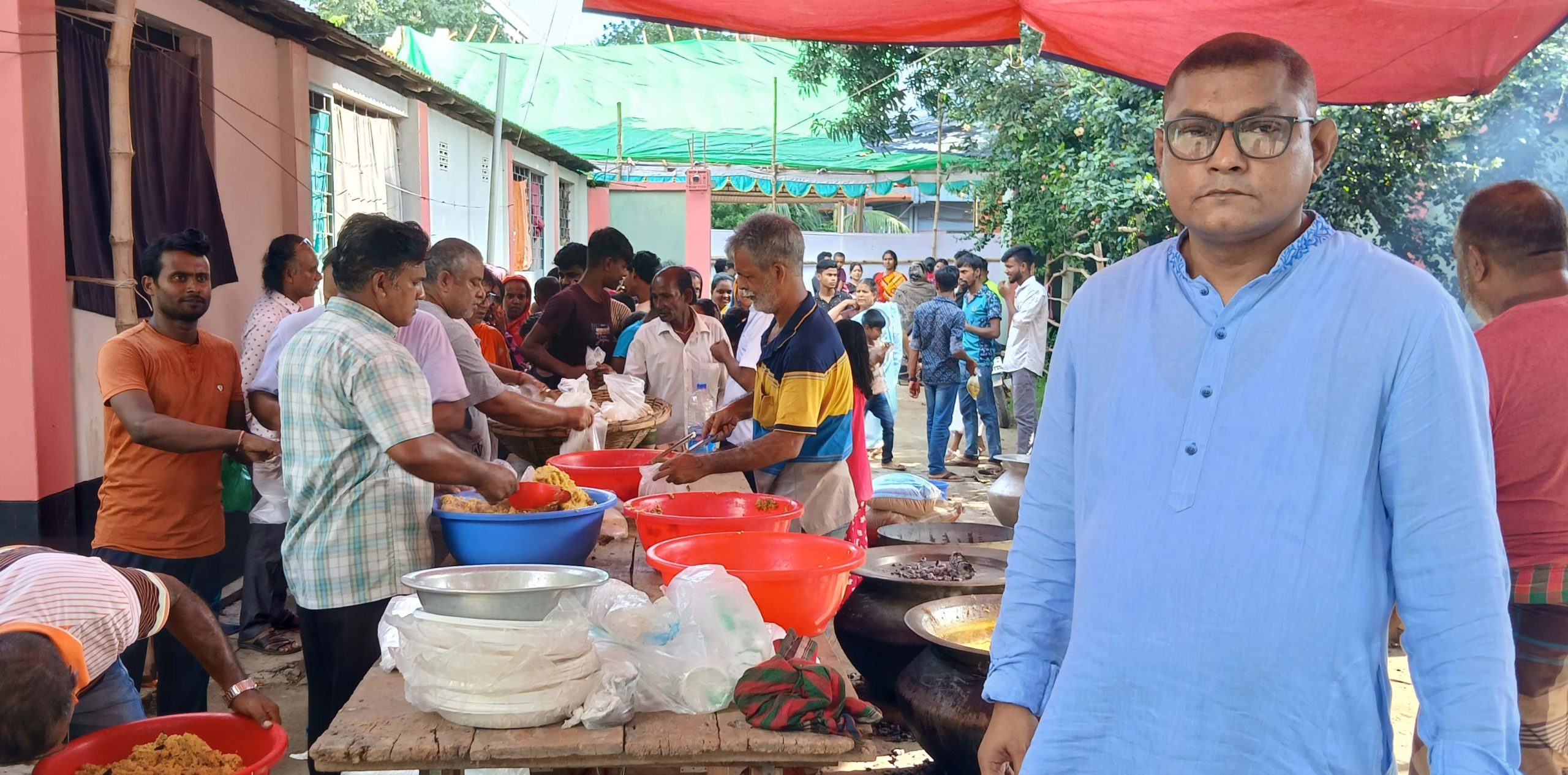 আশুলিয়ায় শ্রী লোকনাথ বাবার আবির্ভাব দিবস উদযাপন 