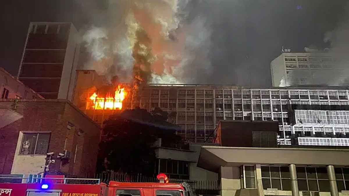 সচিবালয়ে আগুন: তদন্ত প্রতিবেদনে যে কারণ জানা গেল