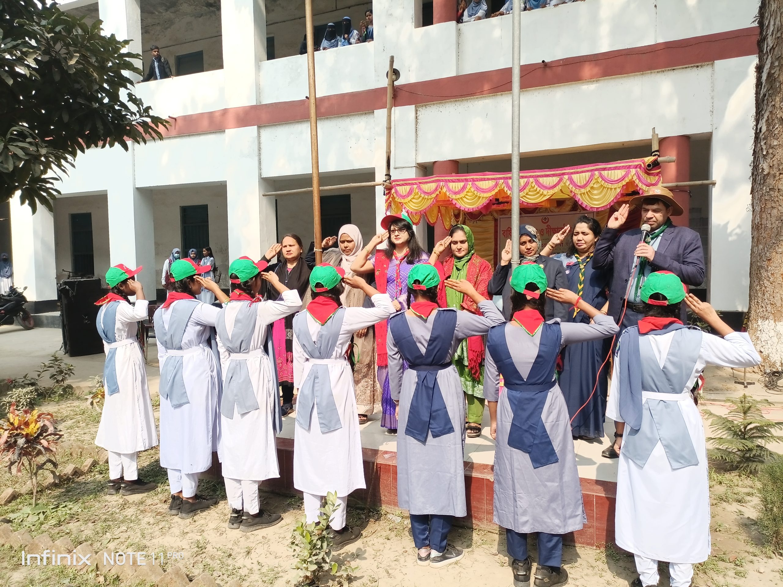 মির্জাপুরে নবাগত রোভার সহচরদের বার্ষিক তাবুঁবাস ও দীক্ষা অনুষ্ঠান