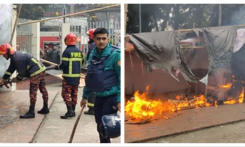 বিপিএলের টিকিট না পেয়ে কাউন্টারে ভাঙচুর-অগ্নিসংযোগ