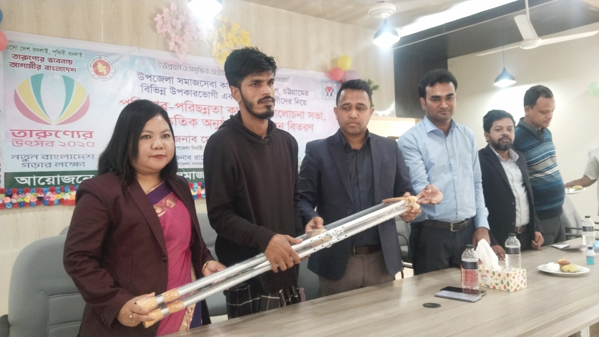 চন্দনাইশে নানা আয়োজনে সমাজসেবা কার্যালয়ের তারুণ্যের উৎসব উদযাপন