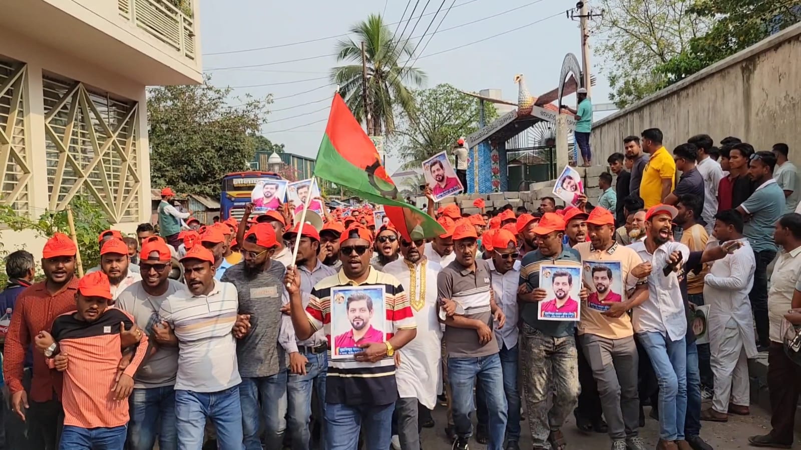 নারায়ণগঞ্জ জেলায় হাজারো নেতাকর্মী নিয়ে বিএনপির সমাবেশ 