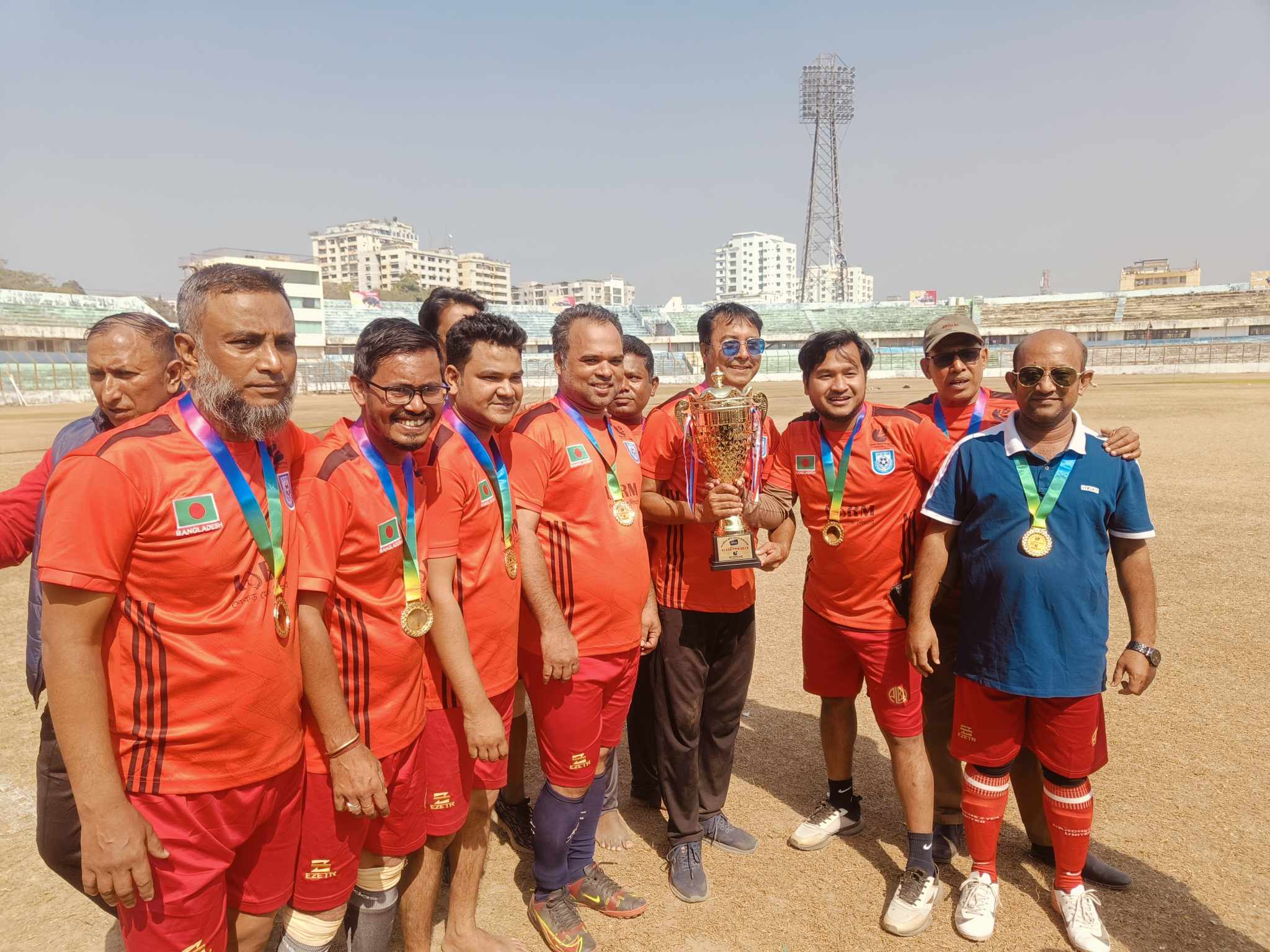 চট্টগ্রাম রিপোর্টার্স ফোরাম ফুটবল টুর্নামেন্টে সাম্পান চ্যাম্পিয়ন