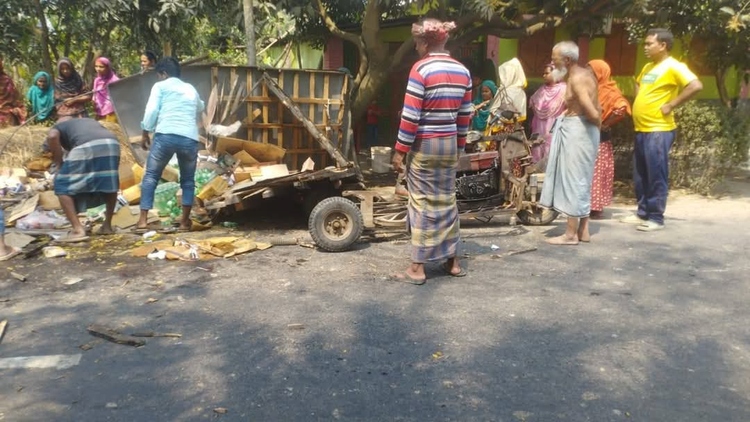 বড়াইগ্রামে নসিমন-ভুটভুটি সংঘর্ষে হতাহত ২