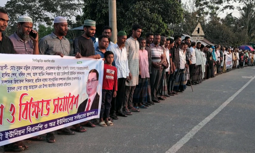 বাগেরহাটে বিএনপির নেতাকর্মীদের উপর হামলার প্রতিবাদে বিক্ষোভ