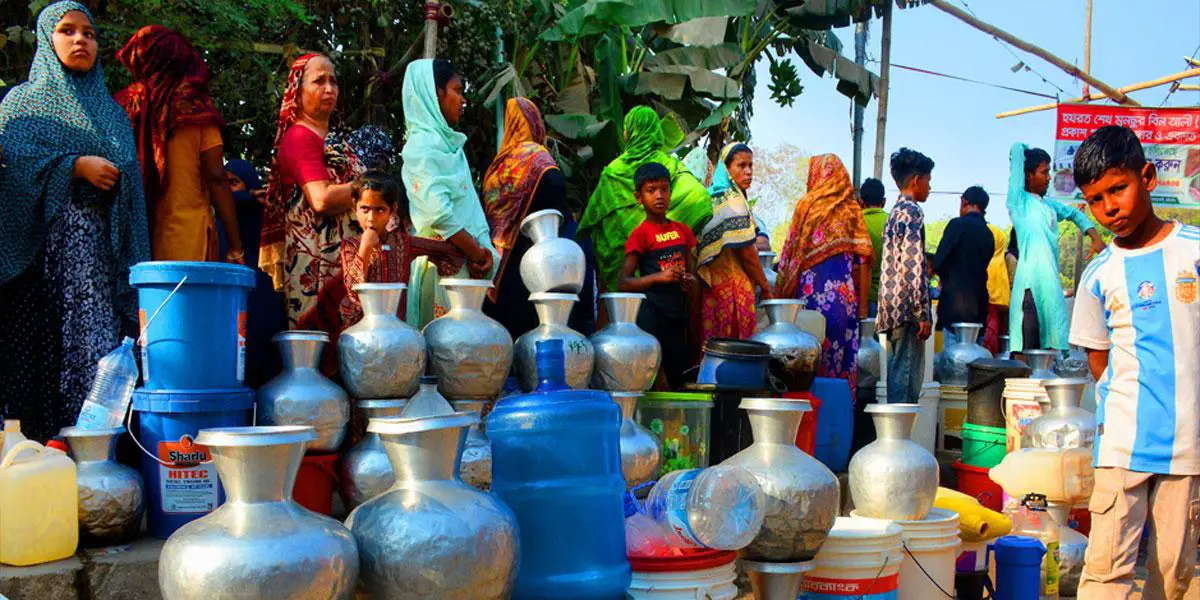 নগরজুড়ে পানির জন্য হাহাকার, ওয়াসা যেনো নির্বিকার