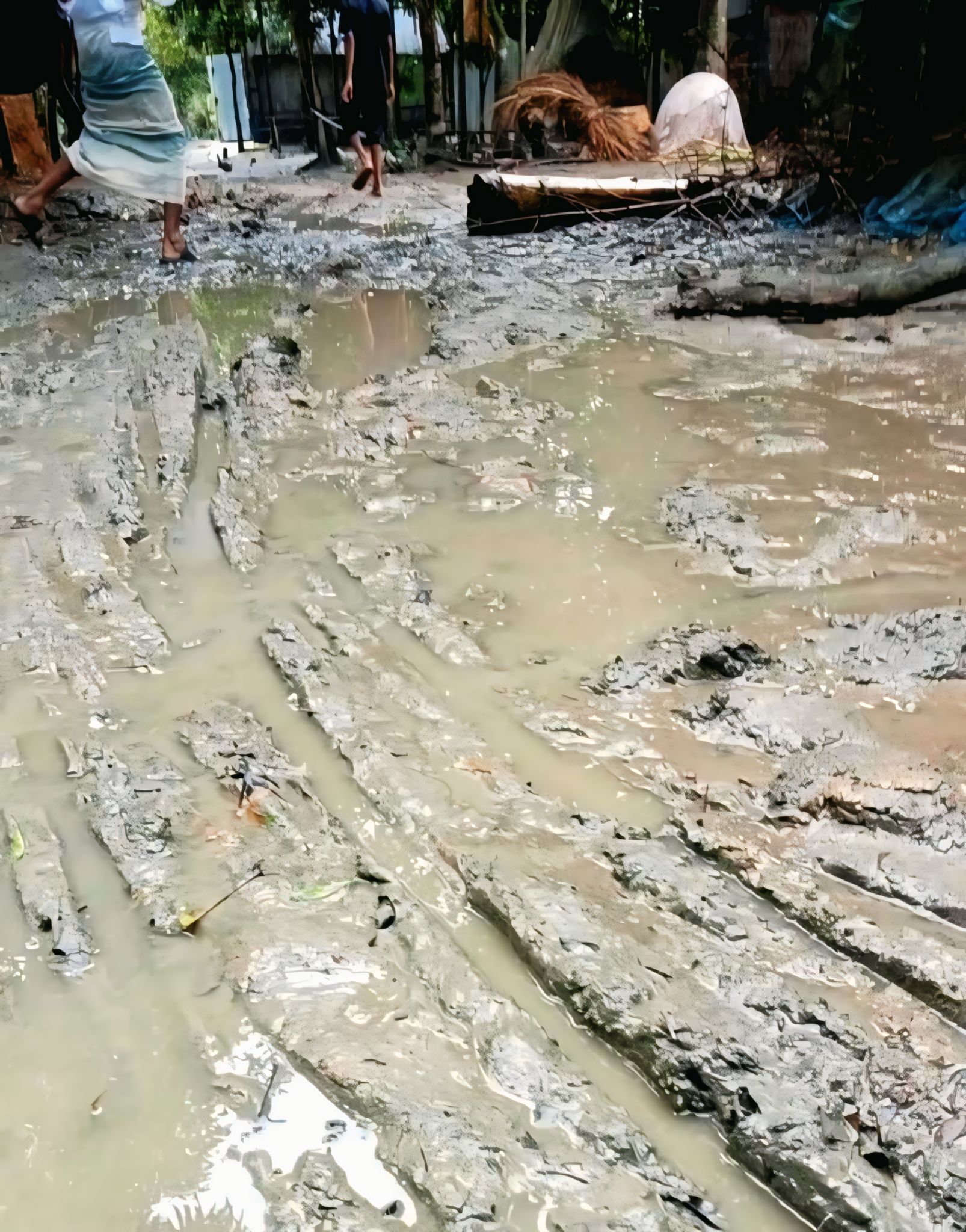 নান্দাইলের সিংরইল রাস্তায় দীর্ঘ ৩০ বছরেও উন্নয়নের ছোয়া লাগেনি