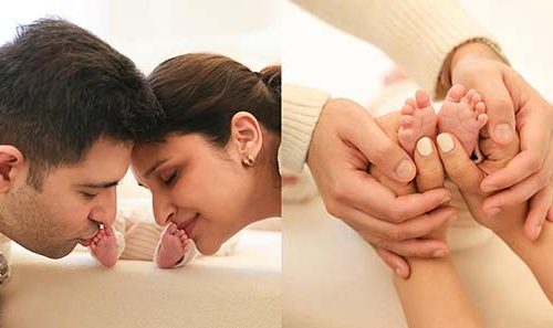 ছেলেকে সামনে এনে নাম প্রকাশ করলেন রাঘব-পরিণীতি