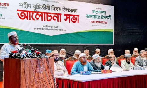 ‘বুদ্ধিজীবীদের হত্যা করে জাতিকে মেধাশূন্যের পরিকল্পনা করে ভারতীয়রা’