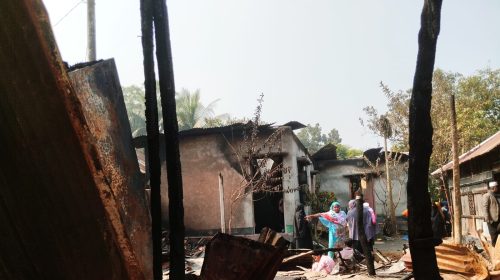 দেবিদ্বারে অগ্নিকাণ্ডে বসতবাড়ি পুড়ে ছাই'৫০ লাখ ক্ষতিগ্রস্ত দাবি পরিবারের