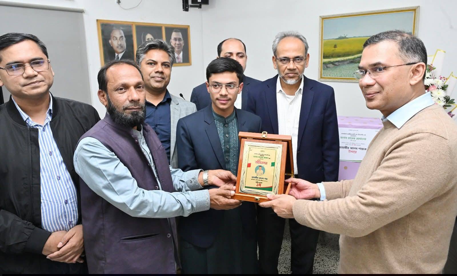 তুমি শুধু পরিবারের না, বাংলাদেশের গর্ব নরসিংদীর ছেলে শান্তকে -তারেক রহমান