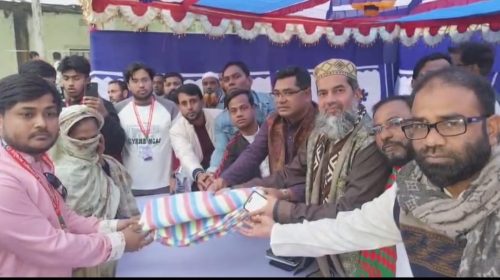 আশুলিয়ায় "আলো রক্তদানকারী জনকল্যাণ" সংগঠনের উদ্যোগে কম্বল বিতরণ