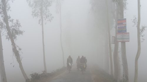উলিপুরে হিমেল হাওয়ার দাপটে জেঁকে বসেছে শীত