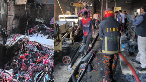 বটিয়াঘাটায় জুট মিলে অগ্নিকাণ্ড, ক্ষতি প্রায় ৭ লাখ