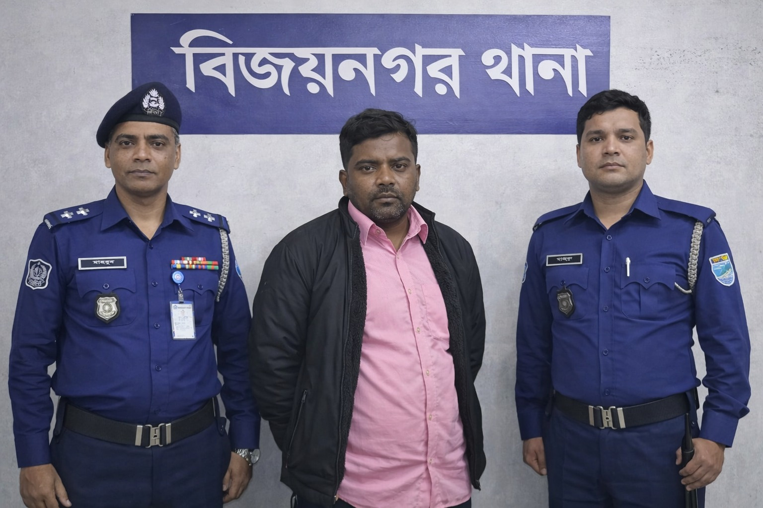 বিজয়নগরে ডাকাত দলের সর্দারসহ ৭ জন গ্রেপ্তার