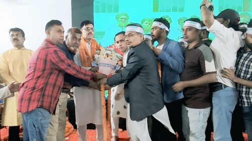 ঢাকা-১৯ আসনে এমপিকে আশুলিয়া থানা মোটর চালক দলের শুভেচ্ছা