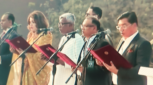 বিমান ও পর্যটন প্রতিমন্ত্রী হিসেবে শপথ নিলেন এম রশিদুজ্জামান মিল্লাত