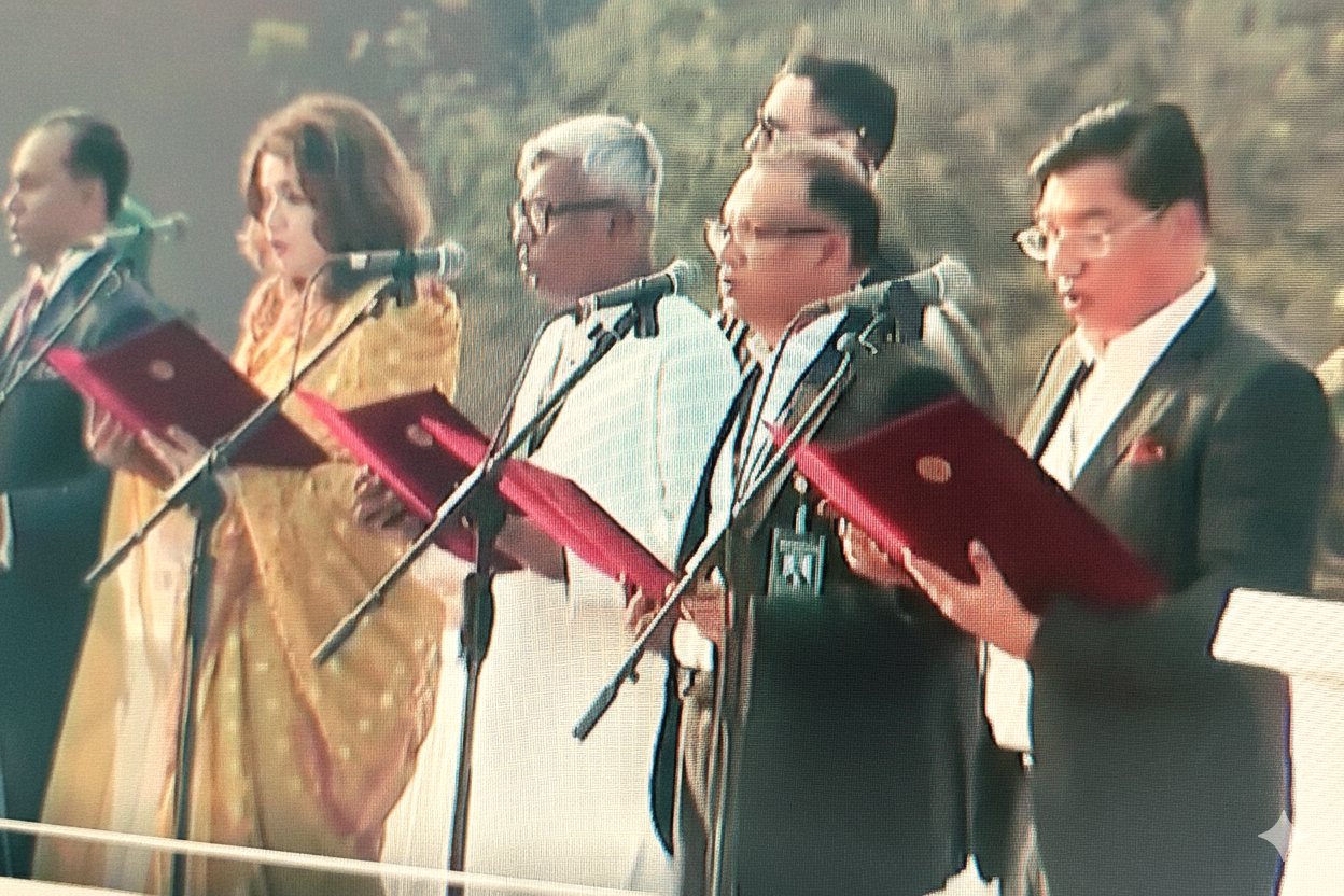 বিমান ও পর্যটন প্রতিমন্ত্রী হিসেবে শপথ নিলেন এম রশিদুজ্জামান মিল্লাত