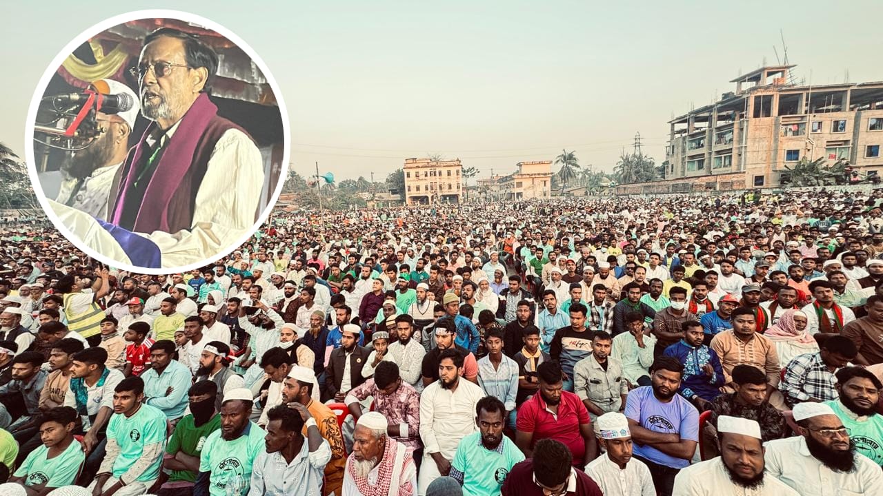 প্রধান অতিথির বক্তব্য রাখছেন- লিবারেল ডেমোক্রেটিক পার্টি (এলডিপি)-এর চেয়ারম্যান ড. কর্ণেল (অব.) অলী আহমেদ বীর বিক্রম।