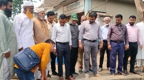 বান্দরবান জেলা মডেল মসজিদ ও ইসলামিক সাংস্কৃতিক কেন্দ্র নির্মাণ কাজের শুভ উদ্বোধন