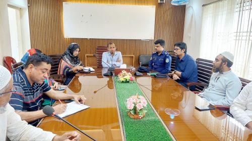 ভাড়া ও দ্রব্যমূল্য নিয়ন্ত্রণে বকশীগঞ্জ উপজেলা প্রশাসনের বিশেষ সভা