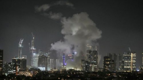 ইসরায়েলের মধ্যাঞ্চলে ক্ষেপণাস্ত্র হামলা ইরানের