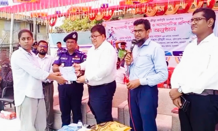 বাগেরহাটে আন্তর্জাতিক জুডো খেলোয়াড় ফাবিয়া বুশরাকে সংবর্ধনা