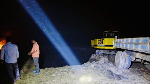 সিংড়ায় কৃষিজমিতে পুকুর খনন, ৫০ হাজার টাকা অর্থদন্ড