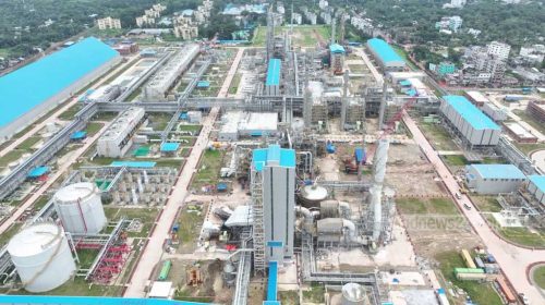 ২৭ দিন বন্ধ থাকার পর উৎপাদন শুরু দেশের বৃহৎ ঘোড়াশাল-পলাশ সারকারখানা