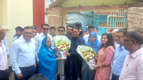 গোপালগঞ্জ এলজিইডি'র বাস্তবায়নে সদ্য সমাপ্ত ৫টি উন্নয়ন প্রকল্পের উদ্বোধন করেন ডাঃ কে এম বাবর এমপি