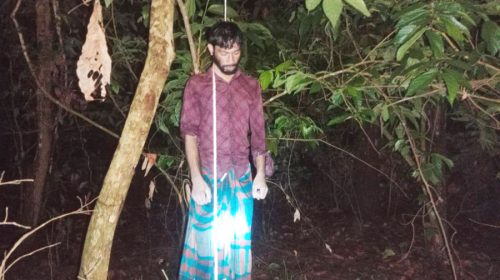 মধুপুর বনে অজ্ঞাত যুবকের ঝুলন্ত মরদেহ উদ্ধার