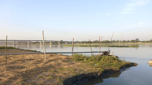 ভূরুঙ্গামারতেী দুধকুমার নদে ড্রেজার মেশিনে অবৈধভাবে বালু উত্তোলন
