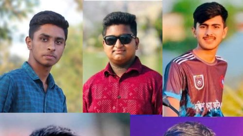 শ্রীপুরে পরীক্ষা কেন্দ্রে যাওয়ার পথে সিএনজি উল্টে আহত ৫