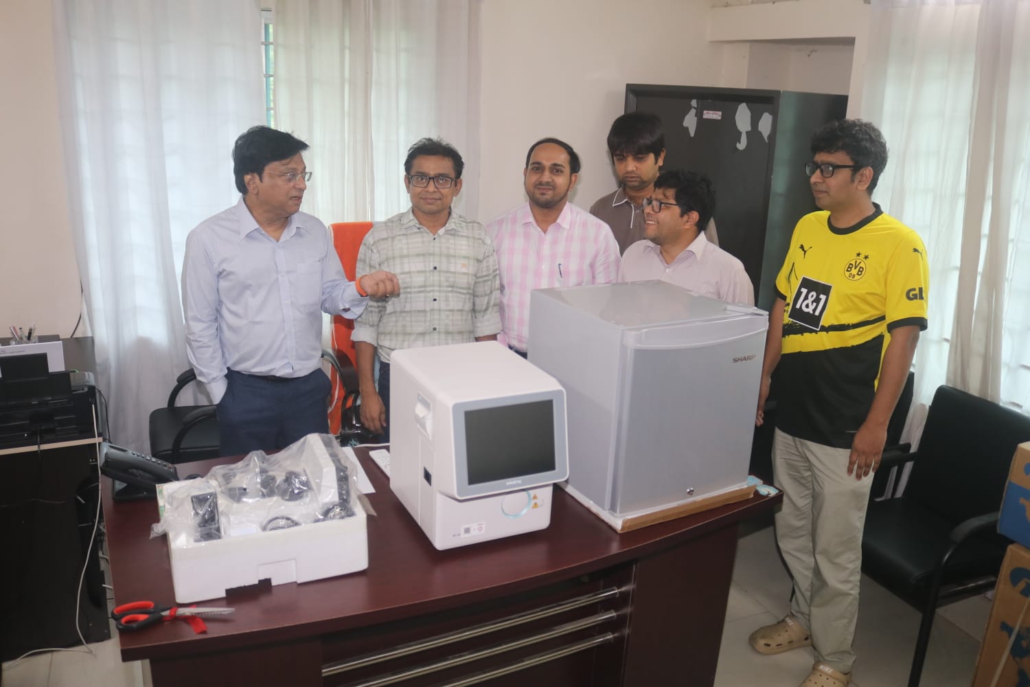 গোবিপ্রবিতে ৯ বিভাগে কেমিক্যাল সরবরাহ, মেডিকেল সেন্টারে নতুন সরঞ্জাম সংযোজন