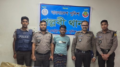 পল্লবীতে বিদেশি আগ্নেয়াস্ত্রসহ ‘শুটার রনি’ গ্রেফতার, বিপুল গুলি উদ্ধার