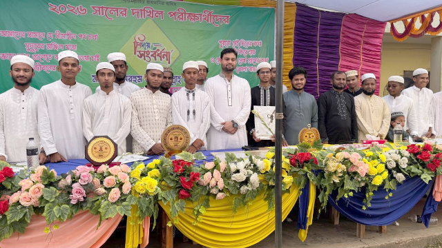 পশ্চিম বড়ঘোনা রহমানীয়া মাদরাসায় তারেক আবদুল্লাহ: গ্রাম থেকেই দেশসেরা হওয়ার আহ্বান