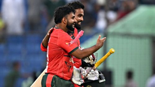 হৃদয়-শামীমের ব্যাটে ঝড়, সিরিজে এগিয়ে গেল বাংলাদেশ