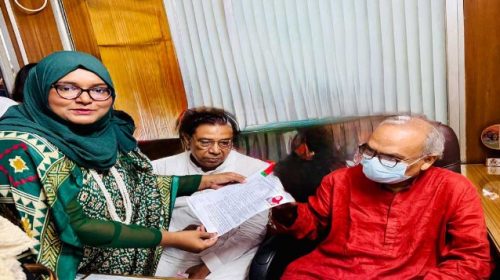 সংরক্ষিত আসনে সর্বকনিষ্ঠ প্রার্থী ছাত্রদলের নওরীন