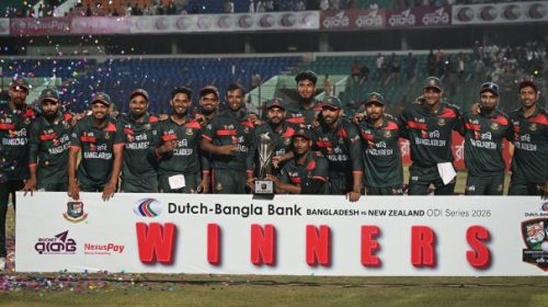 নিউজিল্যান্ডের বিপক্ষে সিরিজ জিতল টাইগাররা