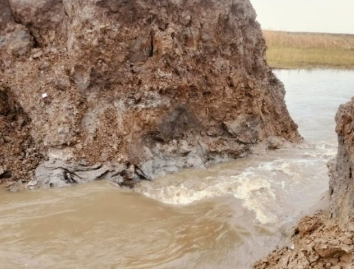 সমন্বয়হীনতা ও অনিয়মের অভিযোগ ভেঙ্গেছে ফসলরক্ষা বাঁধ