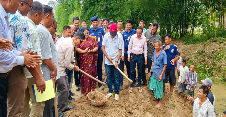 কৃষকের উন্নতির কথা চিন্তু করেই খাল খনন কর্মসূচি - পার্বত্য মন্ত্রী দীপেন দেওয়ান