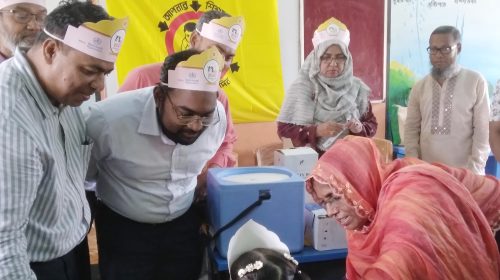 কাহালুতে হাম রুবেলা টিকাদান ক্যাম্পেইন এর উদ্বোধন