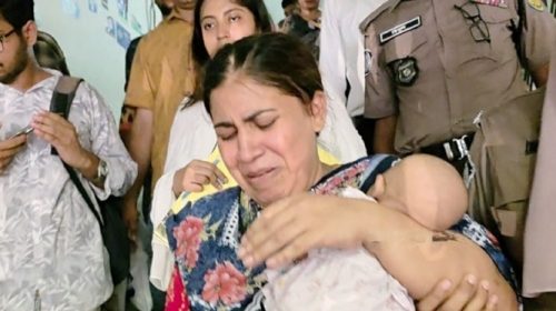 দেড় মাসের সন্তান নিয়ে যুব মহিলা লীগ নেত্রী শিল্পী কারাগারে